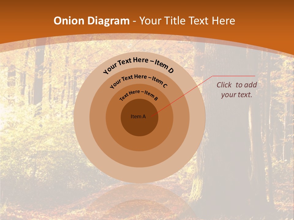 European Trees Pathway PowerPoint Template
