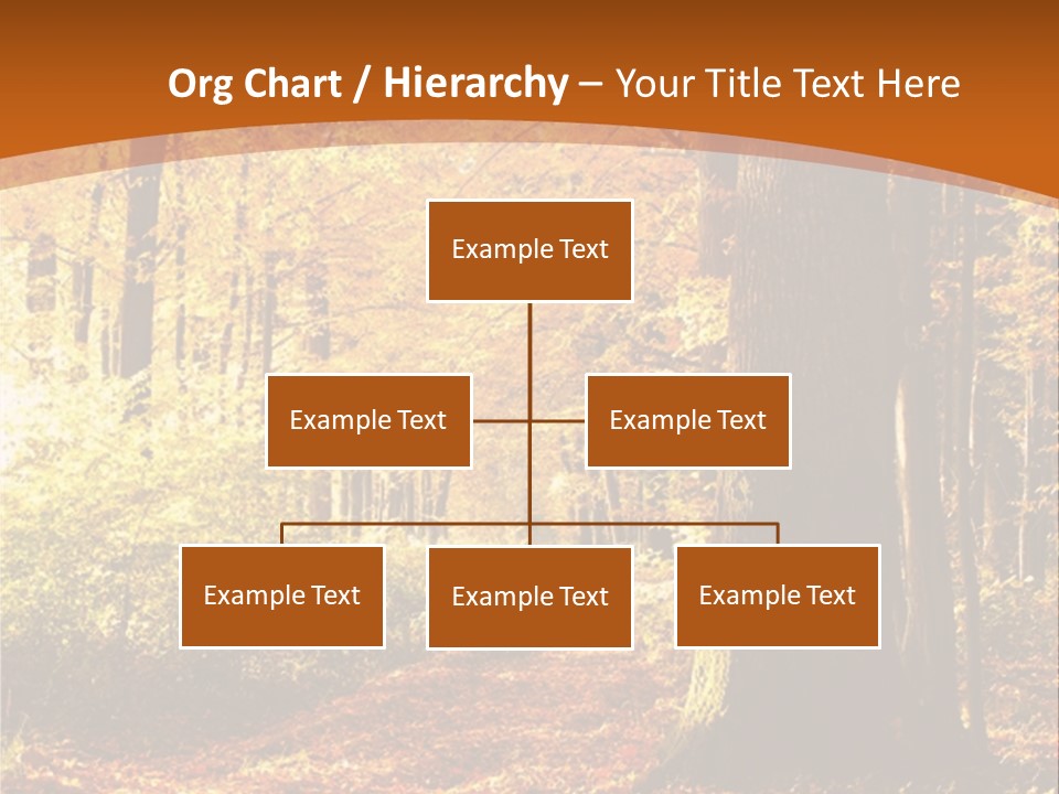 European Trees Pathway PowerPoint Template