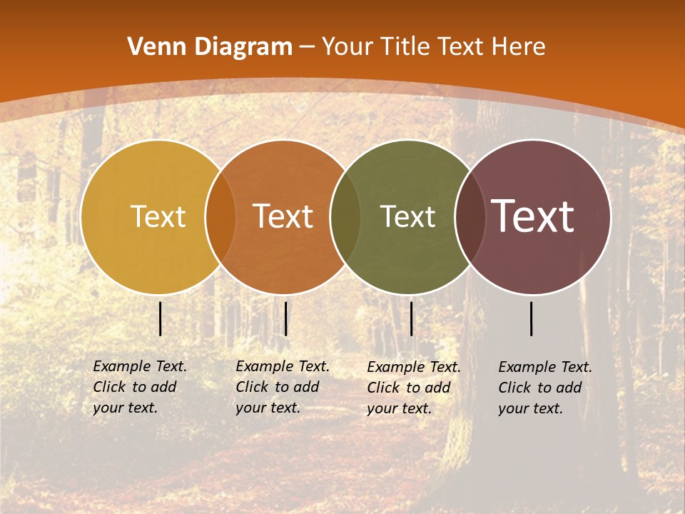 European Trees Pathway PowerPoint Template
