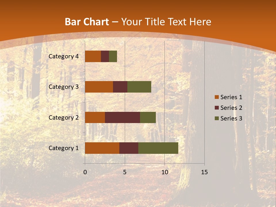 European Trees Pathway PowerPoint Template
