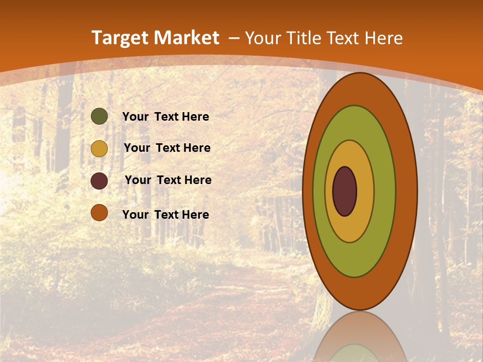 European Trees Pathway PowerPoint Template