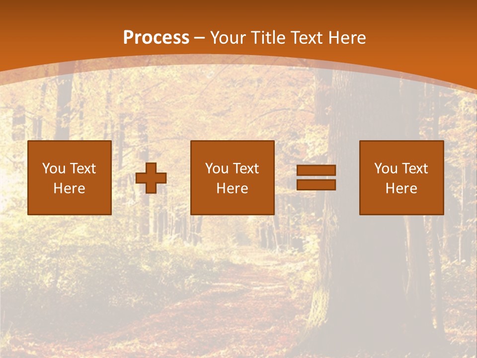 European Trees Pathway PowerPoint Template