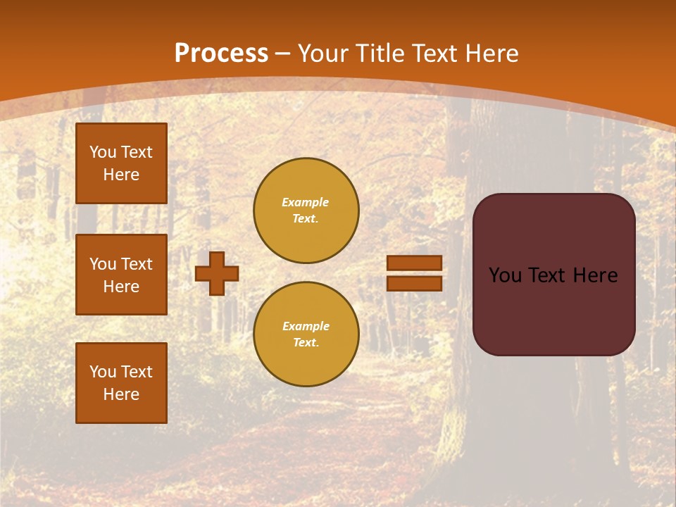 European Trees Pathway PowerPoint Template