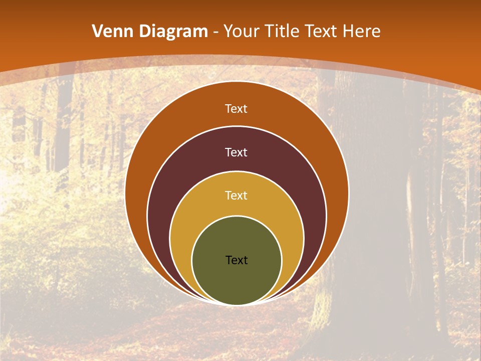 European Trees Pathway PowerPoint Template