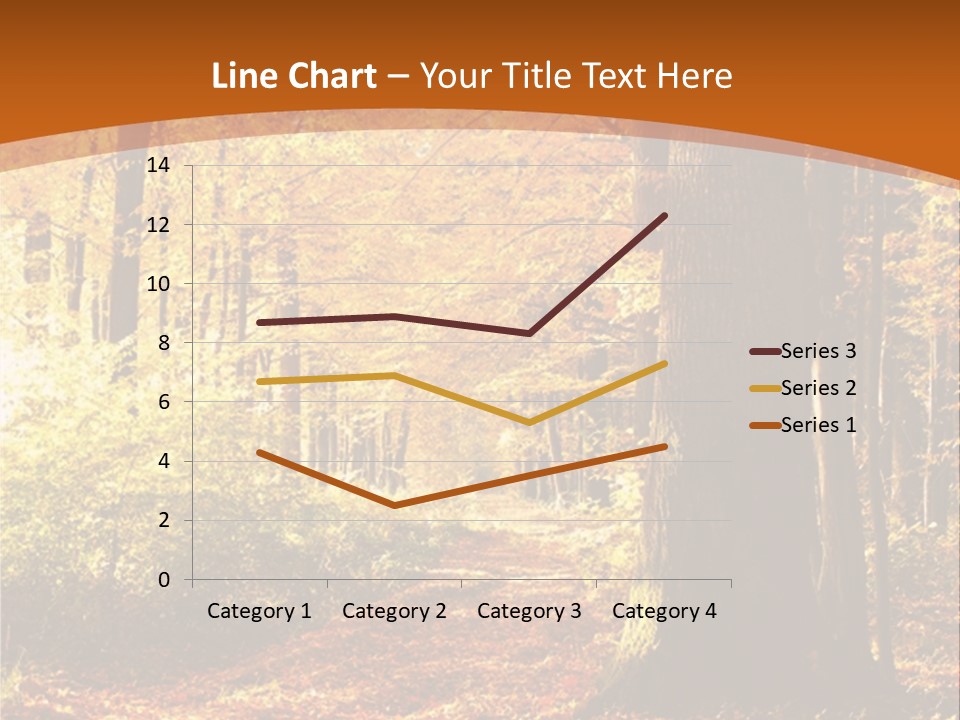 European Trees Pathway PowerPoint Template