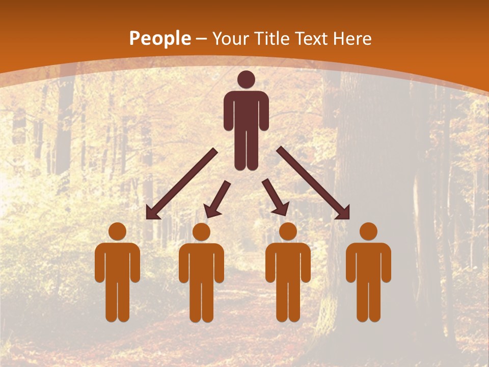 European Trees Pathway PowerPoint Template