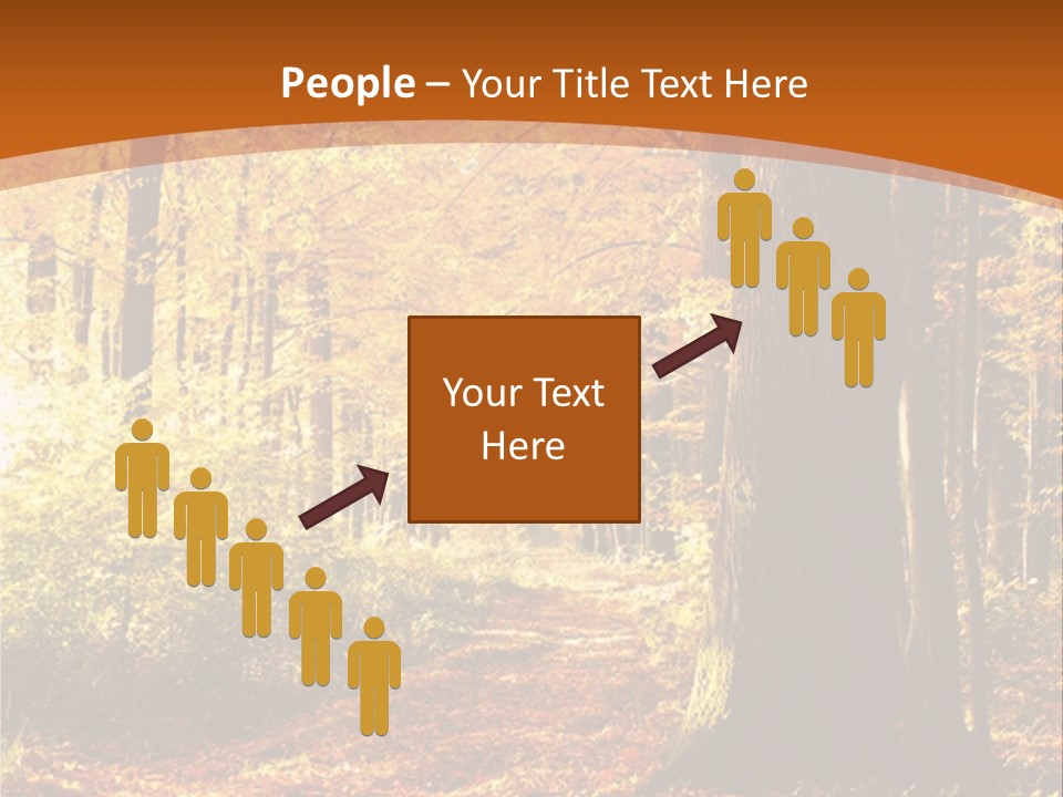 European Trees Pathway PowerPoint Template