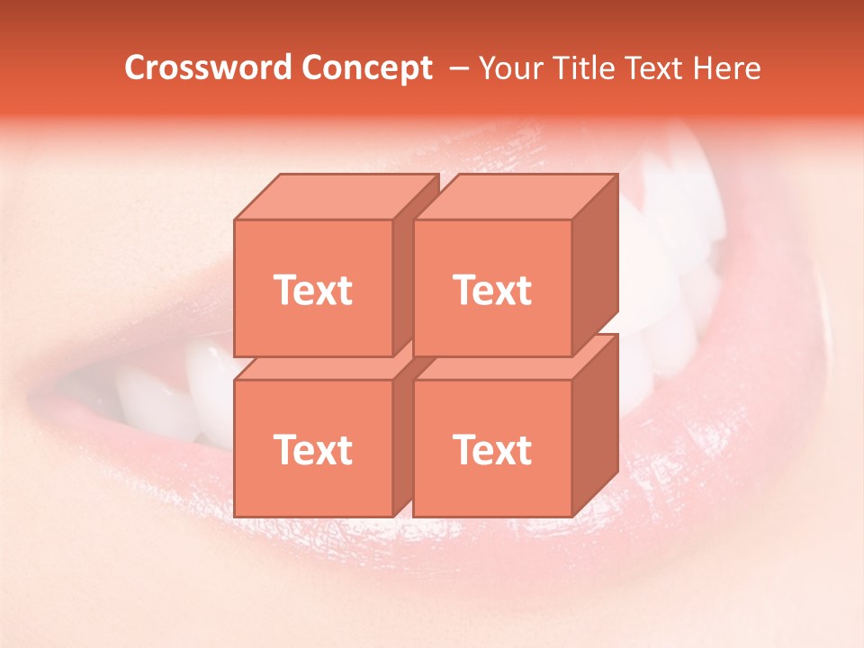Tools Closeup Mouth PowerPoint Template