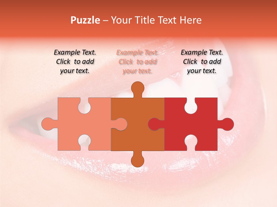 Tools Closeup Mouth PowerPoint Template