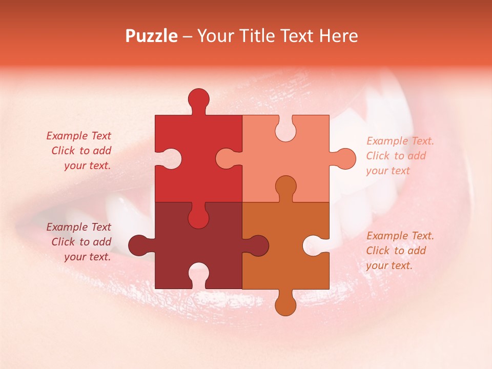 Tools Closeup Mouth PowerPoint Template