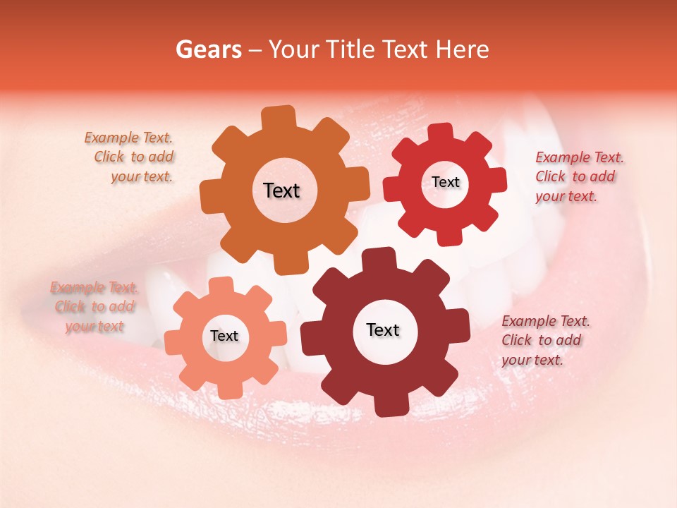 Tools Closeup Mouth PowerPoint Template