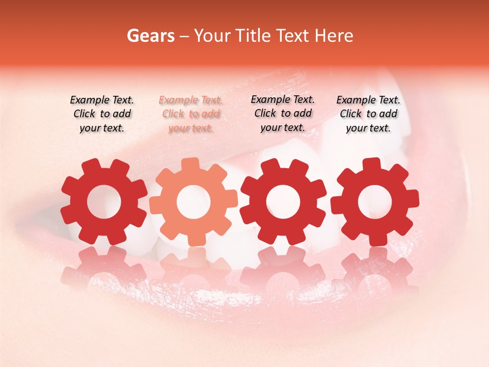 Tools Closeup Mouth PowerPoint Template