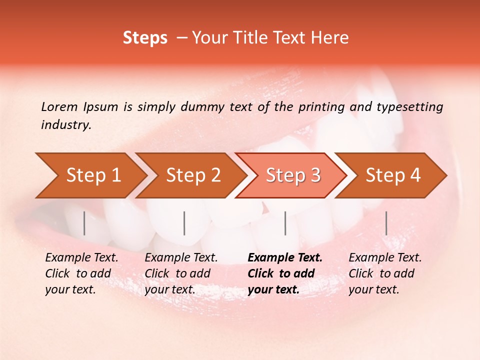 Tools Closeup Mouth PowerPoint Template