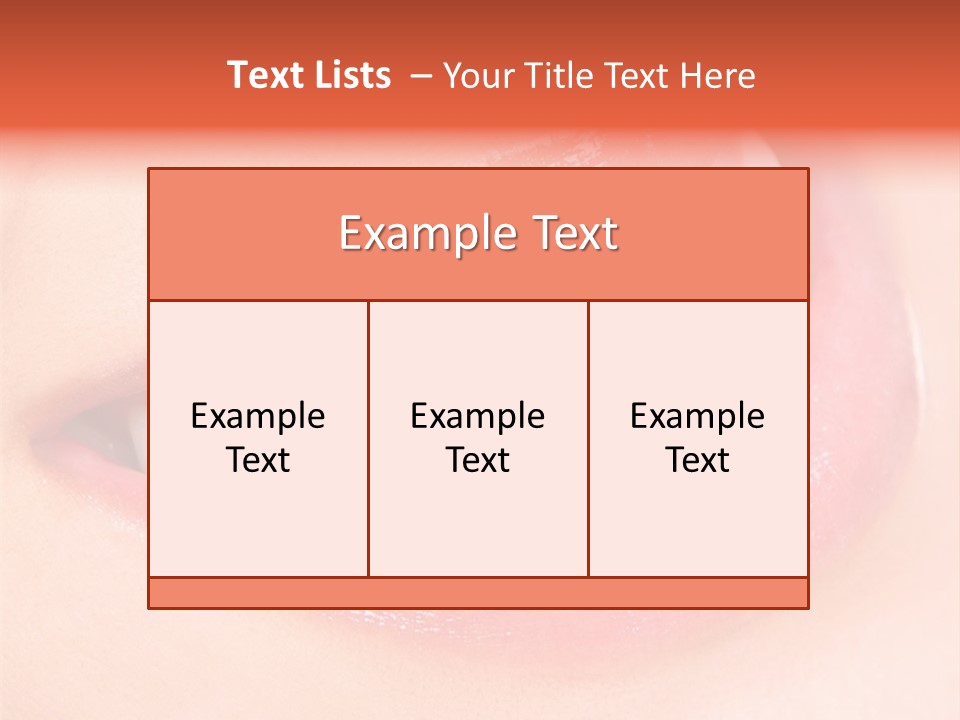 Tools Closeup Mouth PowerPoint Template