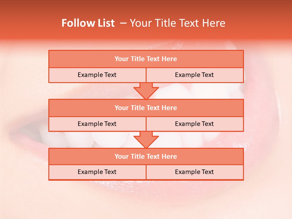 Tools Closeup Mouth PowerPoint Template
