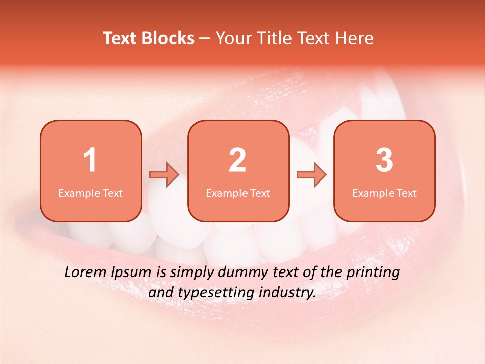 Tools Closeup Mouth PowerPoint Template
