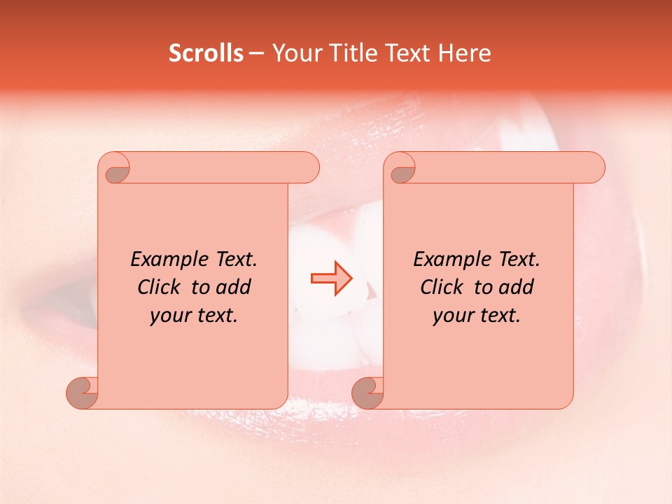 Tools Closeup Mouth PowerPoint Template
