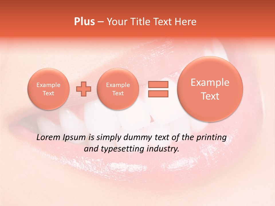 Tools Closeup Mouth PowerPoint Template
