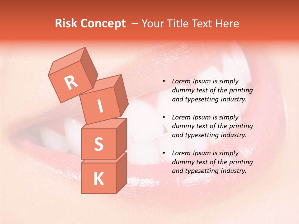 Tools Closeup Mouth PowerPoint Template