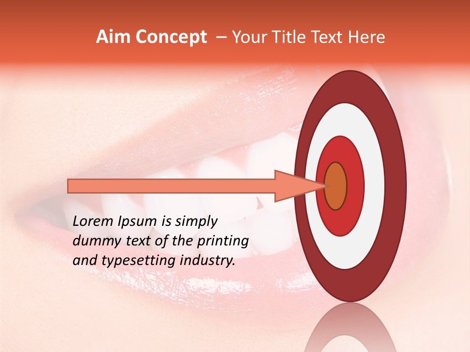 Tools Closeup Mouth PowerPoint Template