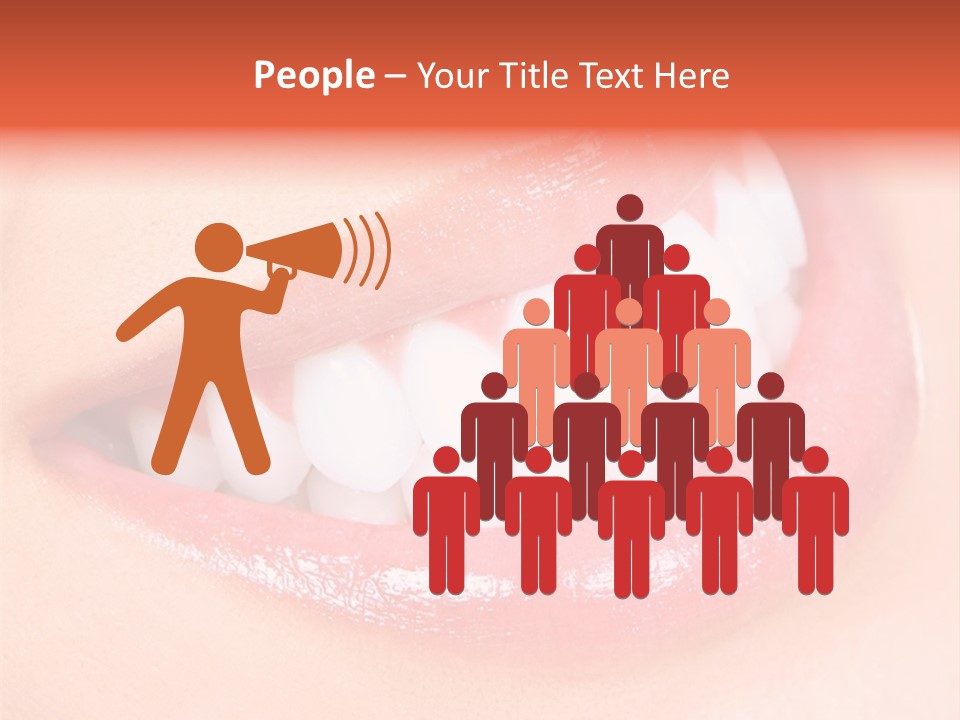 Tools Closeup Mouth PowerPoint Template