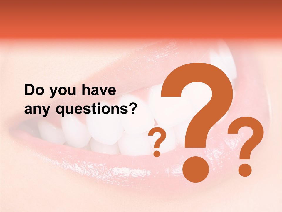 Tools Closeup Mouth PowerPoint Template