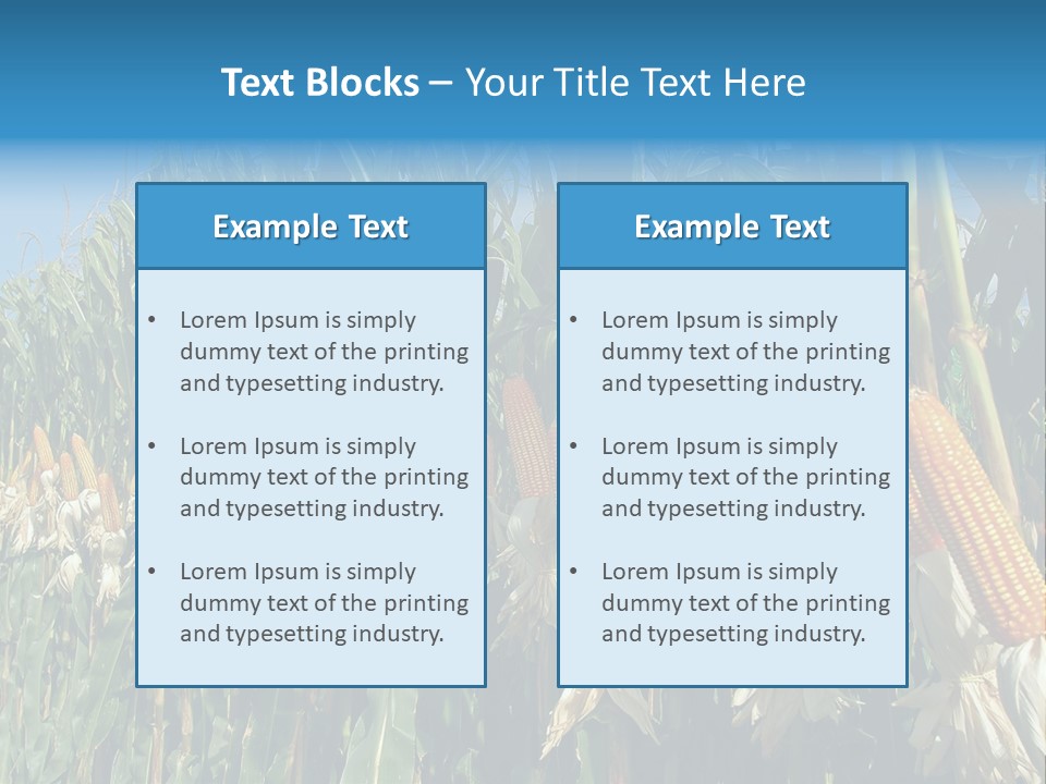 Nature Agriculture Food PowerPoint Template