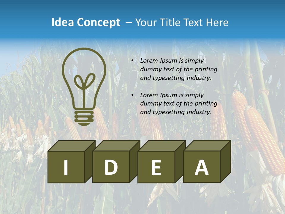 Nature Agriculture Food PowerPoint Template