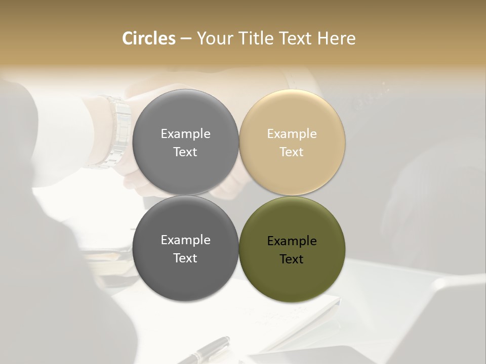 Man Bargaining Indoors PowerPoint Template