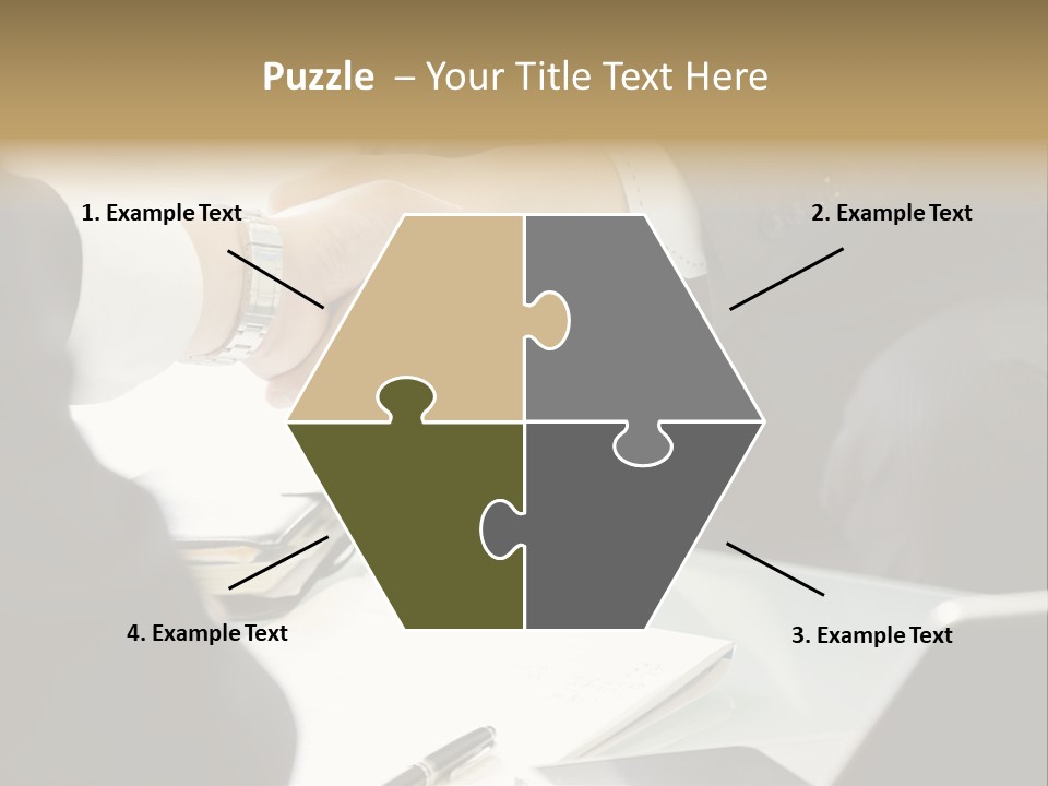 Man Bargaining Indoors PowerPoint Template