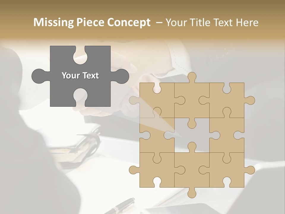 Man Bargaining Indoors PowerPoint Template