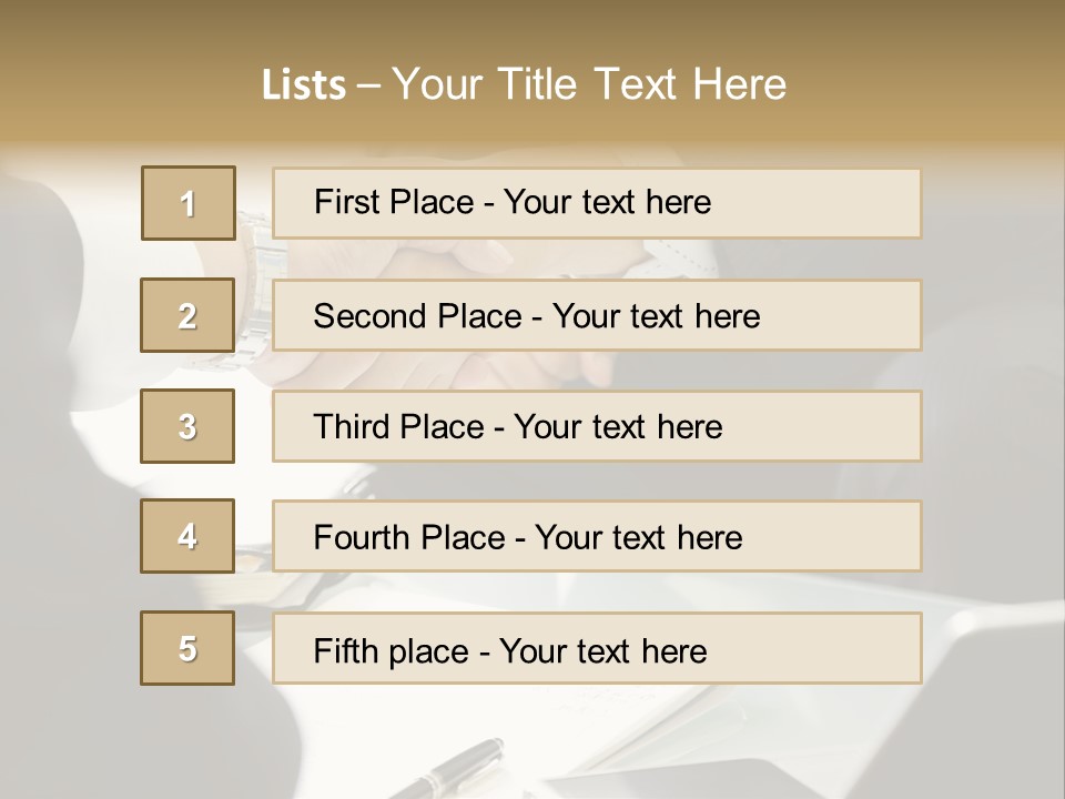 Man Bargaining Indoors PowerPoint Template
