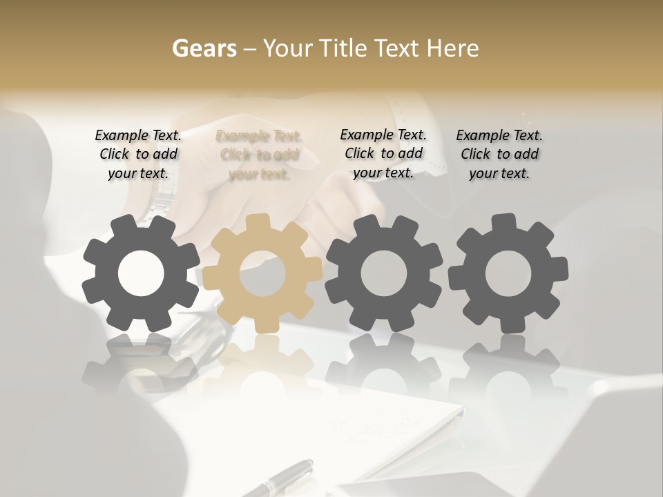 Man Bargaining Indoors PowerPoint Template