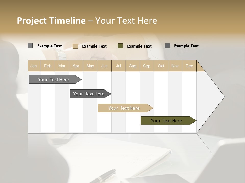 Man Bargaining Indoors PowerPoint Template