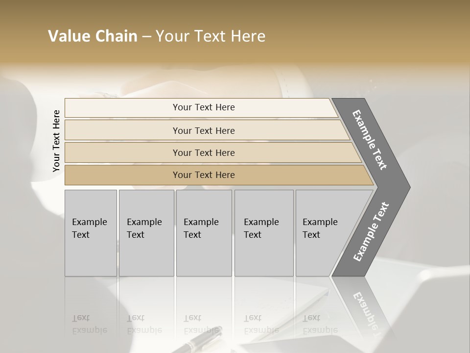 Man Bargaining Indoors PowerPoint Template