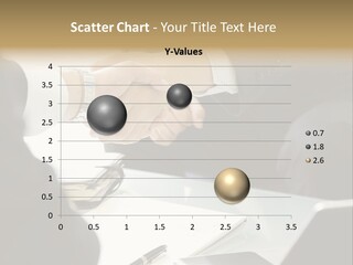 Man Bargaining Indoors PowerPoint Template