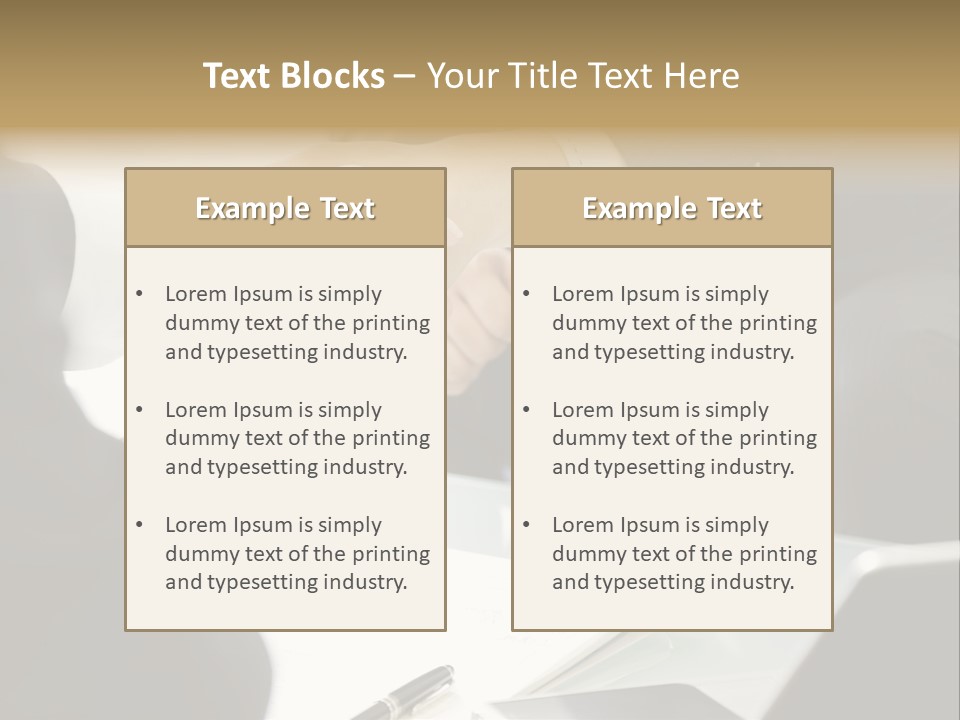 Man Bargaining Indoors PowerPoint Template