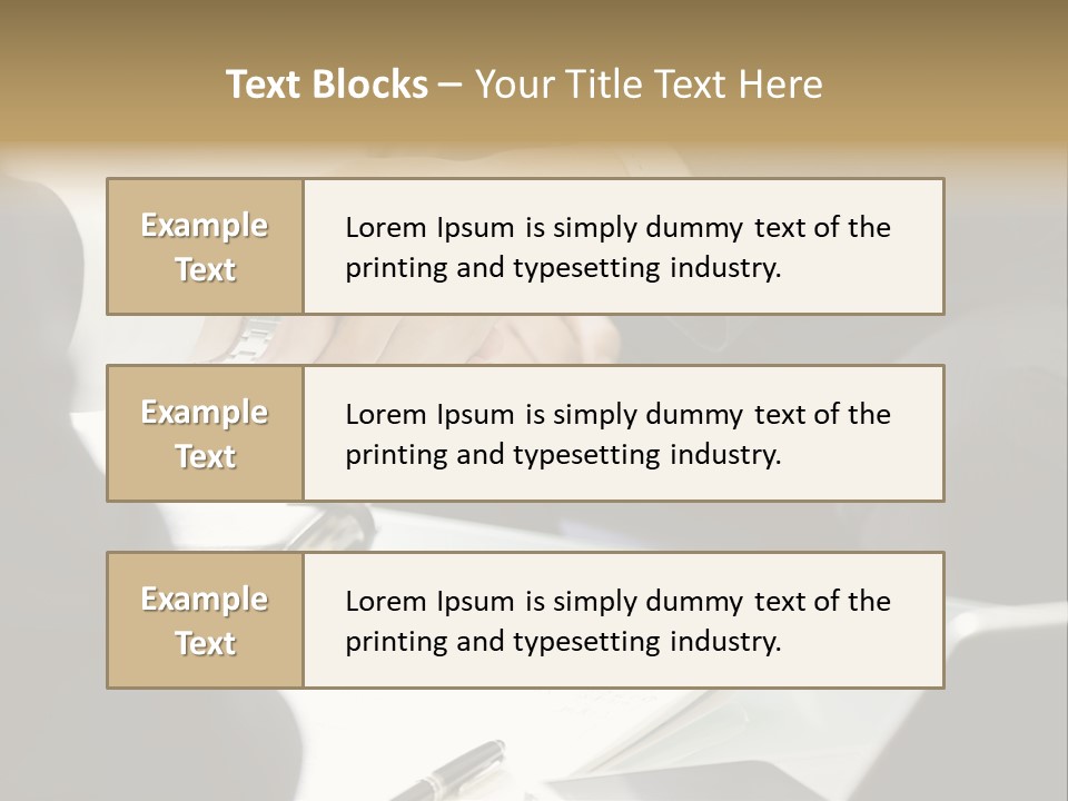 Man Bargaining Indoors PowerPoint Template