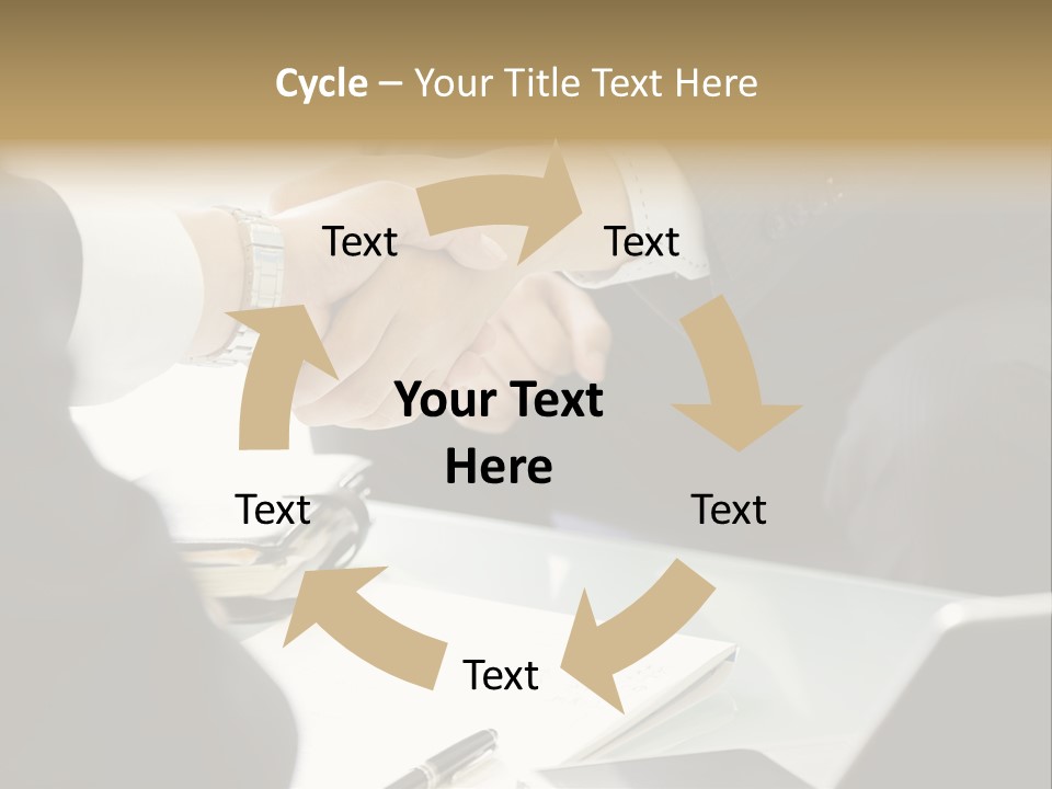 Man Bargaining Indoors PowerPoint Template