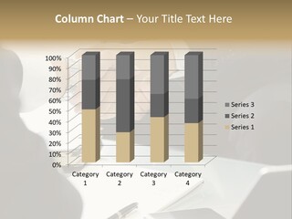 Man Bargaining Indoors PowerPoint Template