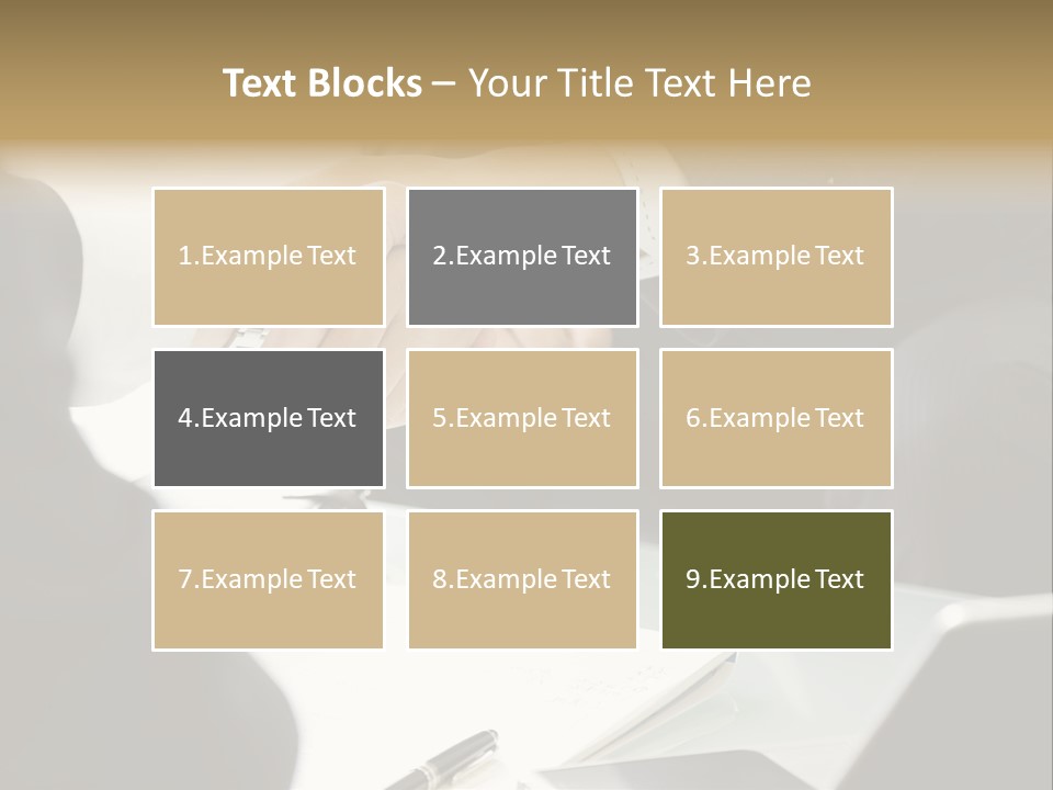 Man Bargaining Indoors PowerPoint Template