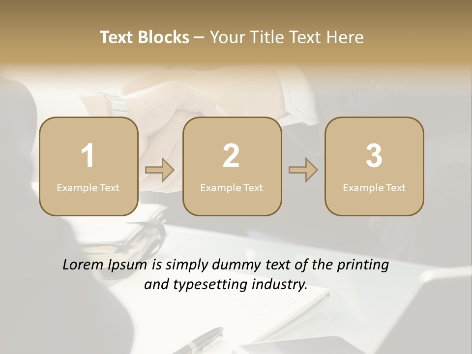 Man Bargaining Indoors PowerPoint Template