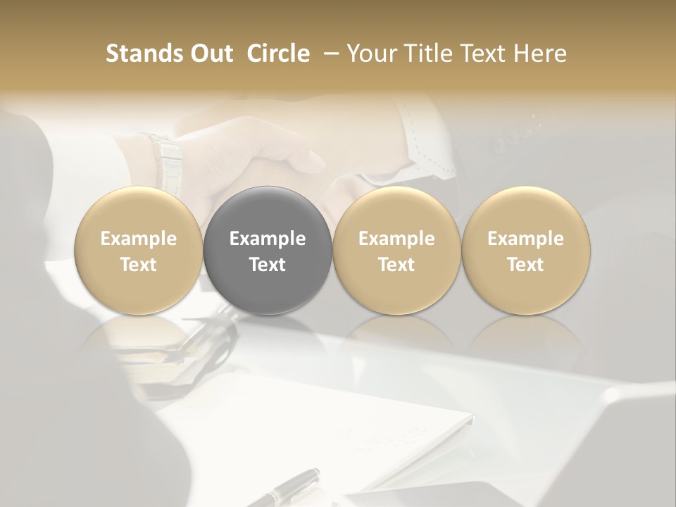 Man Bargaining Indoors PowerPoint Template