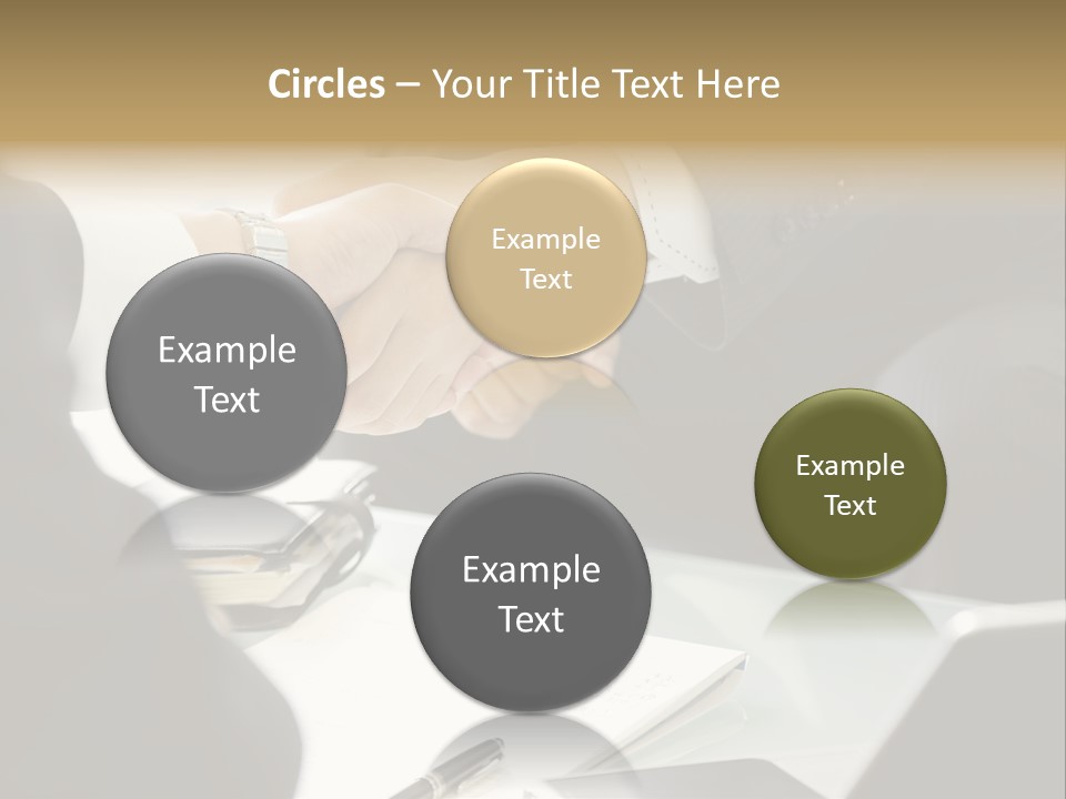 Man Bargaining Indoors PowerPoint Template