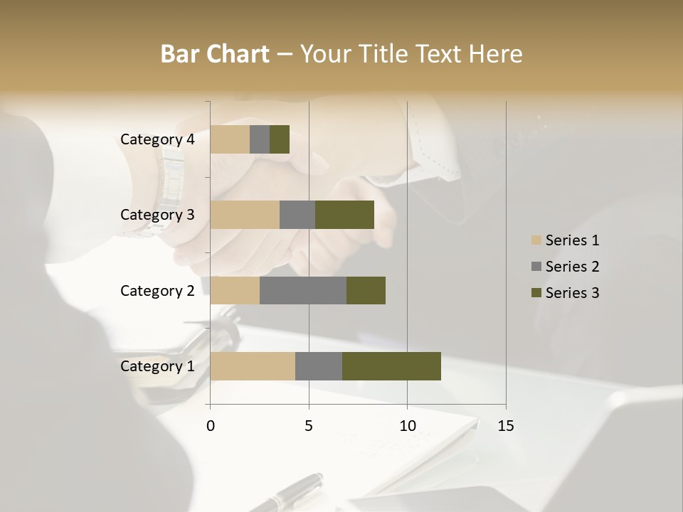 Man Bargaining Indoors PowerPoint Template
