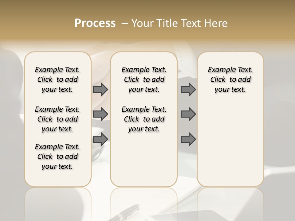 Man Bargaining Indoors PowerPoint Template