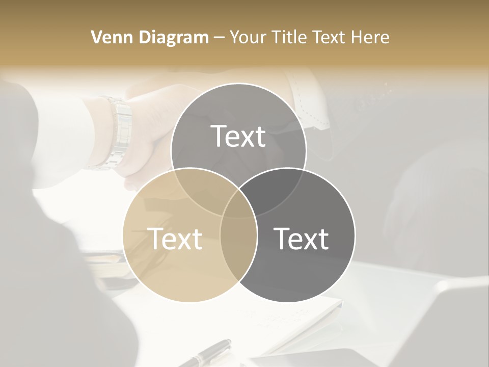 Man Bargaining Indoors PowerPoint Template