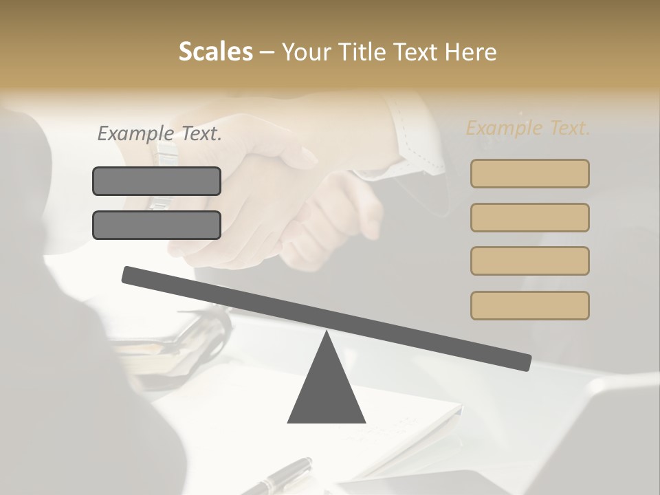 Man Bargaining Indoors PowerPoint Template
