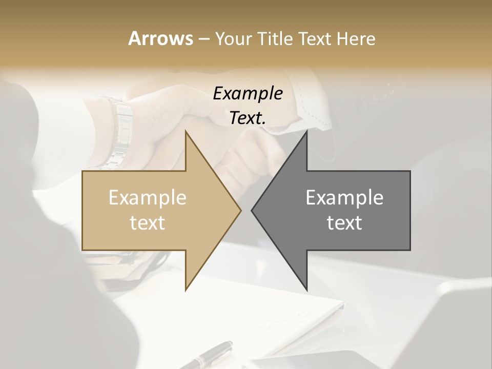 Man Bargaining Indoors PowerPoint Template