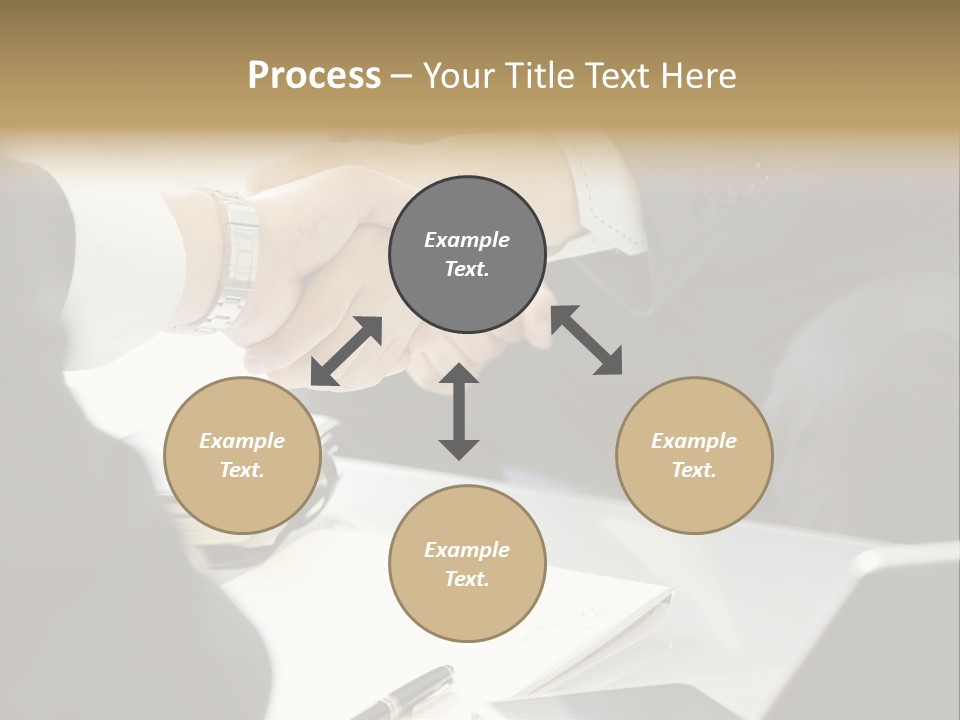 Man Bargaining Indoors PowerPoint Template